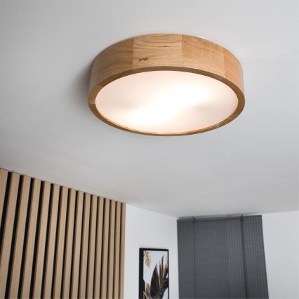 Brilagi - LED RGBW dimbar taklampa CARVALHO 2xE27/9W/230V 2700–6500K Wi-Fi ek Ø 37,5 cm