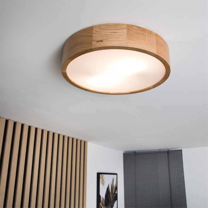 Brilagi - LED RGBW dimbar taklampa CARVALHO 2xE27/9W/230V 2700–6500K Wi-Fi ek Ø 37,5 cm