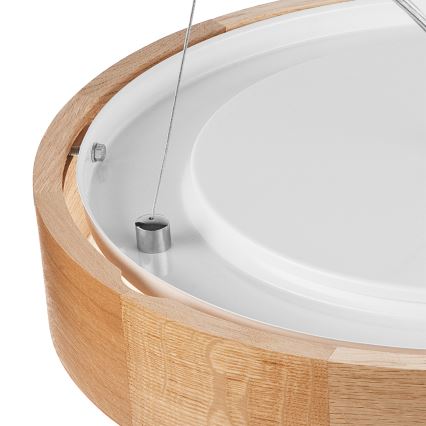 Brilagi - LED RGBW dimbar pendellampa med vajer CARVALHO 2x E27 / 9W / 230V 2700–6500 K Wi‑Fi ek Ø 37 cm
