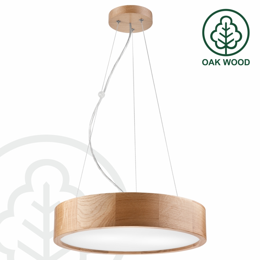 Brilagi - LED RGBW dimbar pendellampa med vajer CARVALHO 2x E27 / 9W / 230V 2700–6500 K Wi‑Fi ek Ø 37 cm