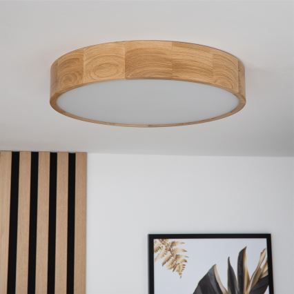 Brilagi - LED RGBW dimbar taklampa CARVALHO 3xE27/15W/230V 2700-6500K Wi-Fi ek Ø 47,5 cm