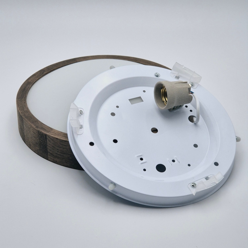 Brilagi - LED RGBW dimbar taklampa CARVALHO SLIM 1xE27/15W/230V 2700-6500K Wi-Fi ek Ø 27 cm