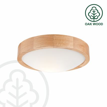 Brilagi - LED RGBW dimbar taklampa CARVALHO SLIM 1xE27/15W/230V 2700-6500K Wi-Fi ek Ø 27 cm