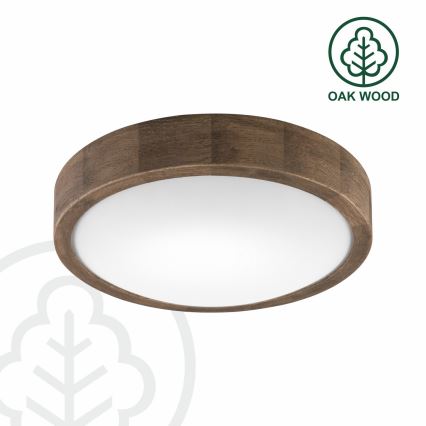 Brilagi - LED RGBW dimbar taklampa CARVALHO SLIM 1xE27/9W/230V 2700-6500K Wi-Fi ek Ø 27 cm