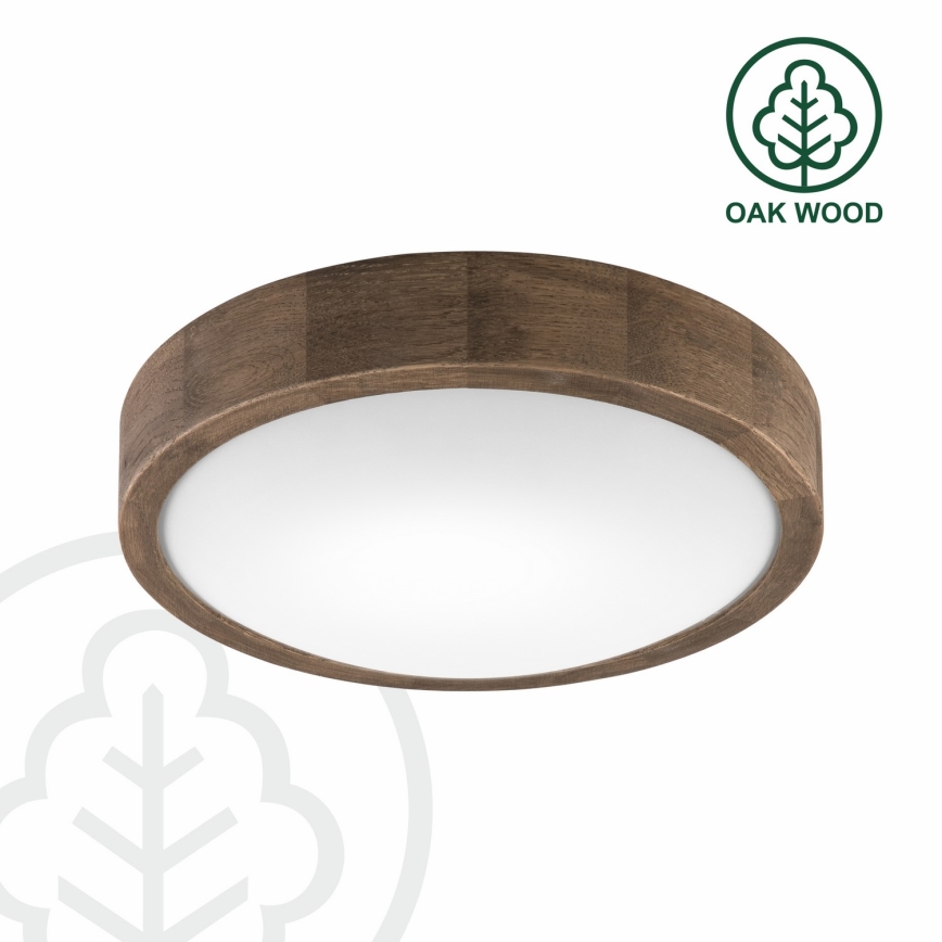 Brilagi - LED RGBW dimbar taklampa CARVALHO SLIM 1xE27/9W/230V 2700-6500K Wi-Fi ek Ø 27 cm