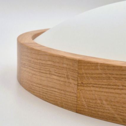 Brilagi - LED RGBW dimmbar taklampa CARVALHO SLIM 2xE27/15W/230V 2700-6500K Wi-Fi ek Ø 37 cm