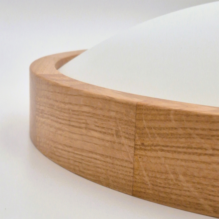 Brilagi - LED RGBW dimmbar taklampa CARVALHO SLIM 2xE27/15W/230V 2700-6500K Wi-Fi ek Ø 37 cm