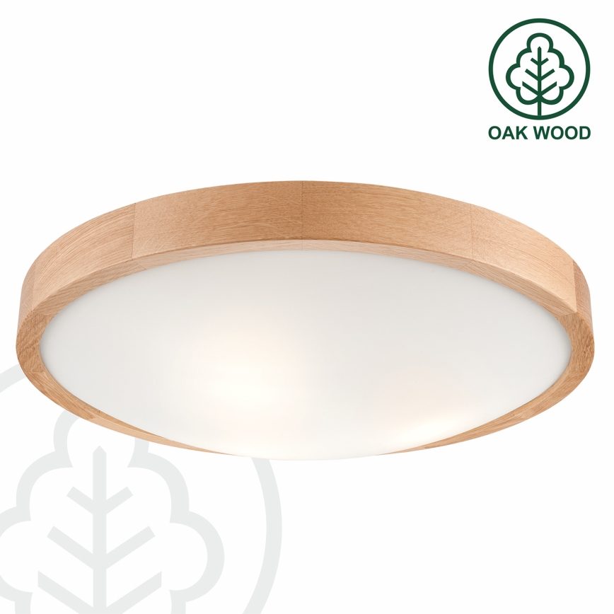 Brilagi - LED RGBW dimbar taklampa CARVALHO SLIM 3xE27/15W/230V 2700-6500K Wi-Fi ek Ø 47 cm