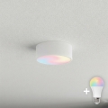 BRILAGI - LED RGBW dimbar taklampa CLARE 1xE27/12W/230V 2700-6500K Ø 20 cm vit