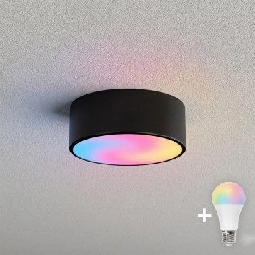 BRILAGI - LED RGBW dimbar taklampa CLARE 1xE27/12W/230V 2700–6500K Ø 20 cm Wi‑Fi svart