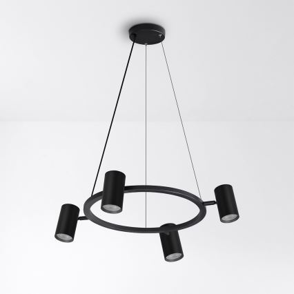 BRILAGI - LED RGBW Dimbar takpendel på vajer SELE 4xGU10/6,5W/230V 2700-6500K svart