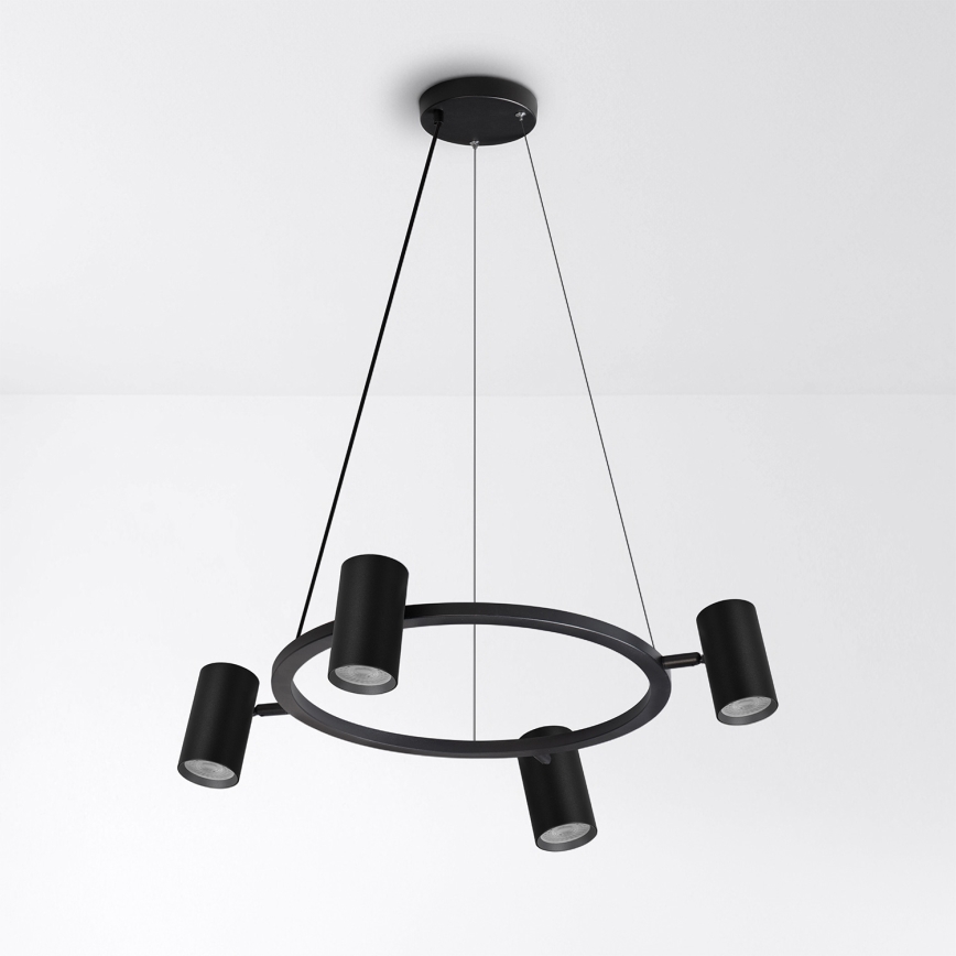 BRILAGI - LED RGBW Dimbar takpendel på vajer SELE 4xGU10/6,5W/230V 2700-6500K svart