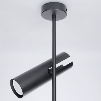 BRILAGI - LED RGBW dimbar taklampa på stång BRANCH 2xGU10/6,5W/230V 2700-6500K svart