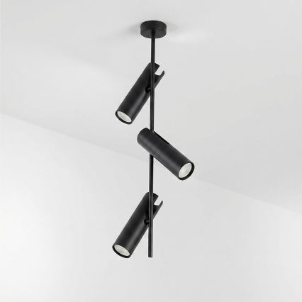BRILAGI - LED RGBW dimbar taklampa på stång BRANCH 3xGU10/6,5W/230V 2700-6500K svart