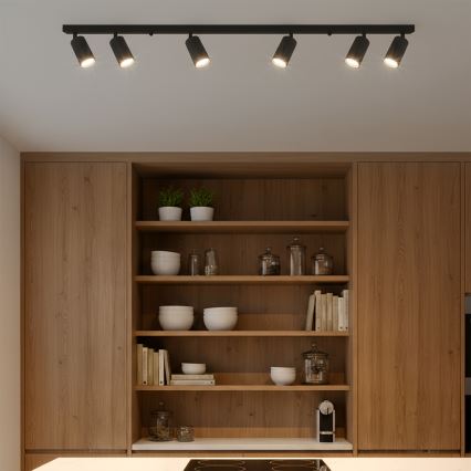 Brilagi - LED RGBW Dimbart spotarmatur SELE MODERN 6xGU10/6,5W/230V 2700-6500K Wi-Fi svart