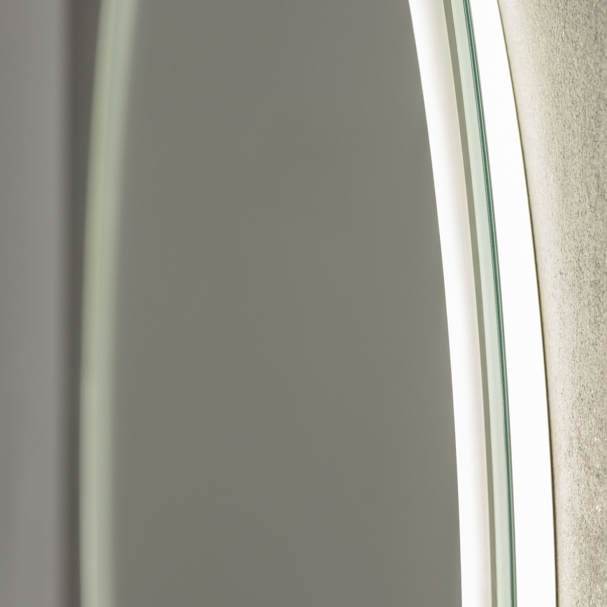 Brilagi - LED RGBW uppvärmd badrumsspegel AVA PRO LED/18W/230V Ø 60 cm IP44 CRI 90 dimbar + CCT