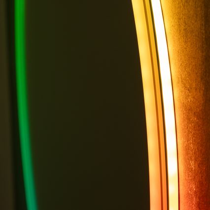 Brilagi - LED RGBW uppvärmd badrumsspegel AVA PRO LED/18W/230V Ø 60 cm IP44 CRI 90 dimbar + CCT