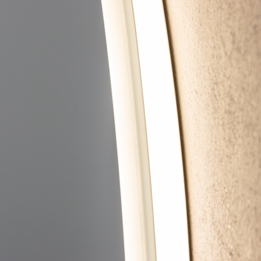 Brilagi - LED RGBW uppvärmd badrumsspegel CLARA PRO LED/18,5W/230V Ø 60 cm IP44 CRI 90 dimbar + CCT