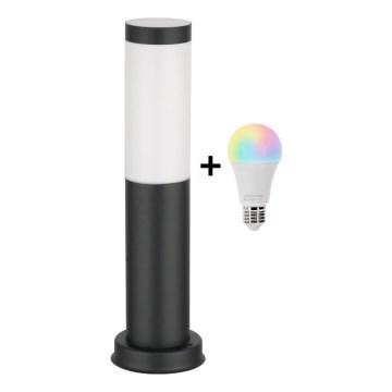 Brilagi - LED RGBW dimbar utomhuslampa 1xE27/15W/230V 2700-6500K IP44 40 cm svart