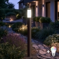 BRILAGI - LED RGBW dimbar utomhuslampa ELIA 1xE27/6,5W/230V 2700-6500K IP44 Wi-Fi 100 cm antracit