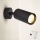 Brilagi - LED RGBW dimbar väggspotlight SELE 1xGU10/4,8W/230V 3000K svart + fjärrkontroll