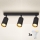 Brilagi - LED RGBW dimbart spotarmatur SELE 3xGU10/4,8W/230V 3000K svart/guld + fjärrkontroll