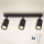 Brilagi - LED RGBW Dimbart spotlight SELE 3xGU10/4,8W/230V 3000K svart + fjärrkontroll