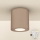 Brilagi - LED RGBW dimmbar badrumsarmatur MIA 1xGU10/4,8W/230V 3000K 84x80 mm beige IP54 + fjärrkontroll