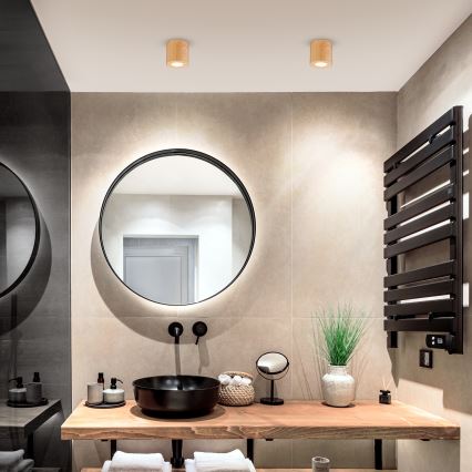 Brilagi - LED RGBW dimbar badrumsarmatur MIA 1xGU10/6W/230V 3000K 84x80 mm ekdekor IP44 + fjärrkontroll