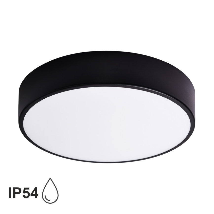 BRILAGI - LED RGBW Dimbar badrumstaklampa CLARE 3xE27/12W/230V 2700-6500K Ø 40 cm IP54 svart