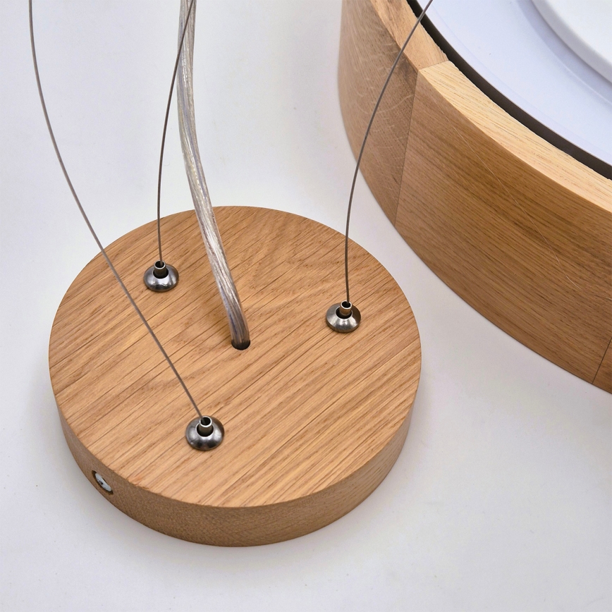 Brilagi - LED RGBW dimbar pendellampa med vajer CARVALHO 3xE27/15W/230V 2700-6500K Wi-Fi ek Ø 47,5 cm