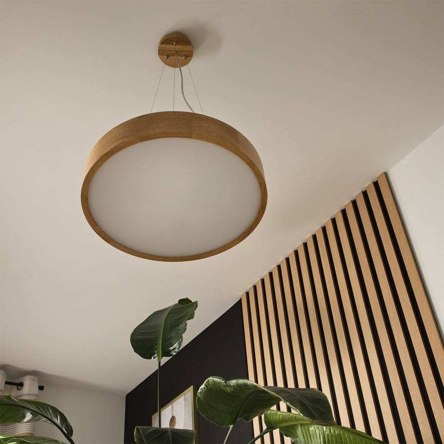 Brilagi - LED RGBW dimbar pendellampa med vajer CARVALHO 3xE27/9W/230V 2700-6500K Wi-Fi ek Ø 47,5 cm