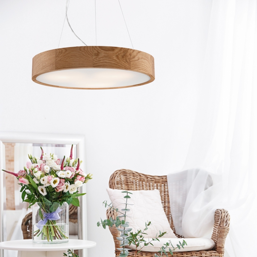 Brilagi - LED RGBW dimbar pendellampa med vajer CARVALHO 3xE27/9W/230V 2700-6500K Wi-Fi ek Ø 47,5 cm