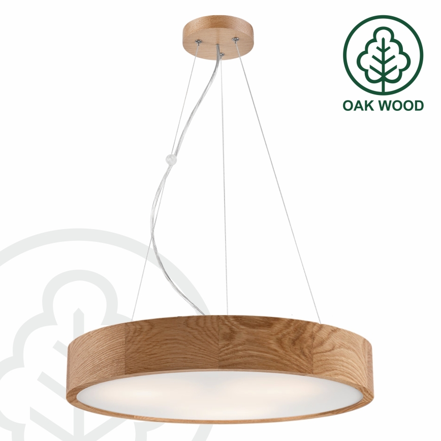 Brilagi - LED RGBW dimbar pendellampa med vajer CARVALHO 3xE27/9W/230V 2700-6500K Wi-Fi ek Ø 47,5 cm