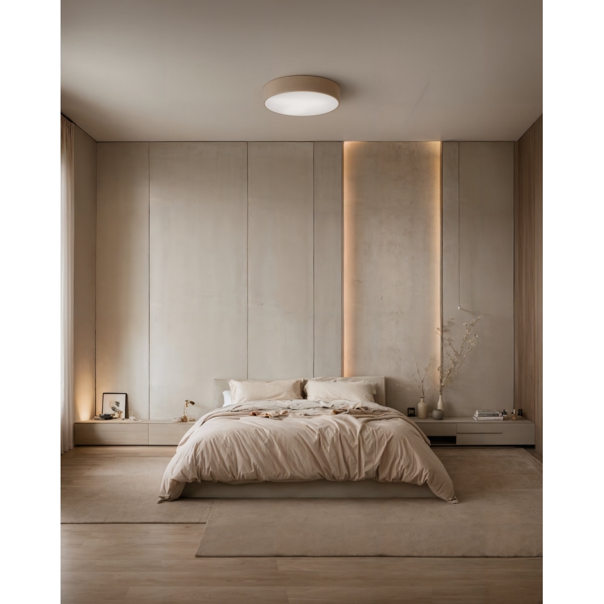 Brilagi - LED RGBW dimmerbar taklampa CLARE 4xE27/9W/230V 2700-6500K Ø 50 cm Wi-Fi beige