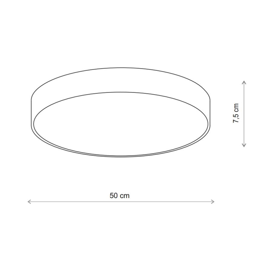 Brilagi - LED RGBW dimmerbar taklampa CLARE 4xE27/9W/230V 2700-6500K Ø 50 cm Wi-Fi beige