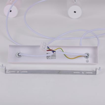 BRILAGI - LED RGBW dimbar pendellampa med sladd SELE 6xGU10/6,5W/230V 2700-6500K vit/ekdekor + fjärrkontroll