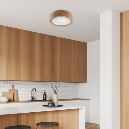 Brilagi - LED RGBW dimbar taklampa CARVALHO 1xE27/15W/230V 2700-6500K Wi-Fi ek Ø 27,5 cm