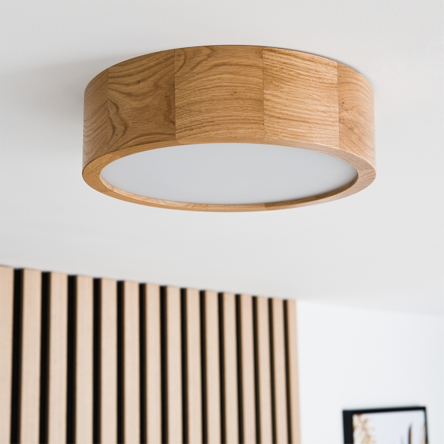 Brilagi - LED RGBW dimbar taklampa CARVALHO 1xE27/9W/230V 2700-6500K Wi-Fi ek Ø 27,5 cm