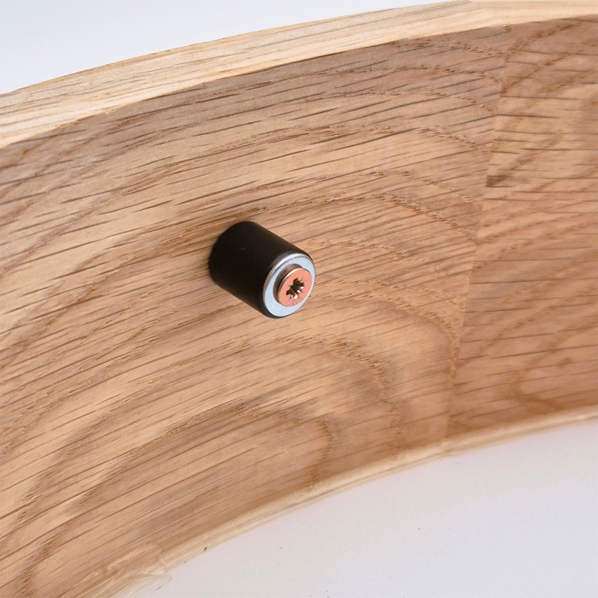 Brilagi - LED RGBW dimbar taklampa CARVALHO 1xE27/9W/230V 2700-6500K Wi-Fi ek Ø 27,5 cm