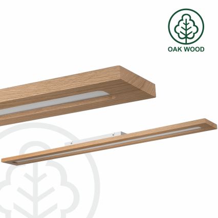 Brilagi - LED RGBW Ljusreglerad panel WOODY FRAME LED/34W/230V 11,5x123 cm 2700-6500K ek + fjärrkontroll
