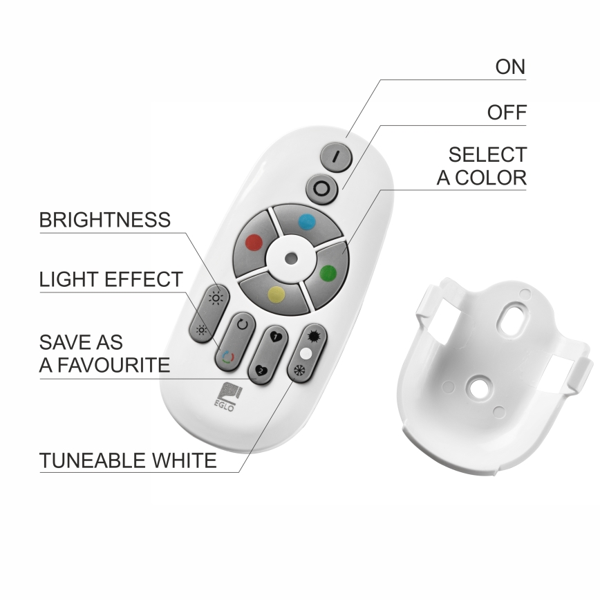 Brilagi - LED RGBW Ljusreglerad panel WOODY FRAME LED/34W/230V 11,5x123 cm 2700-6500K ek + fjärrkontroll