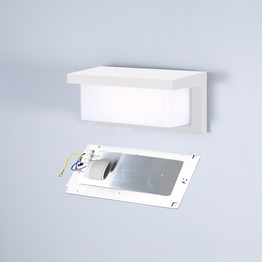 BRILAGI - LED RGBW dimbar väggarmatur för utomhusbruk BRICKY 1xE27/12W/230V 2700-6500K IP54 vit