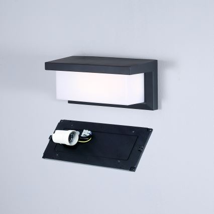 Brilagi - LED RGBW dimbar utomhusväggarmatur BRICKY 1xE27/9W/230V 2700-6500K antracit IP54