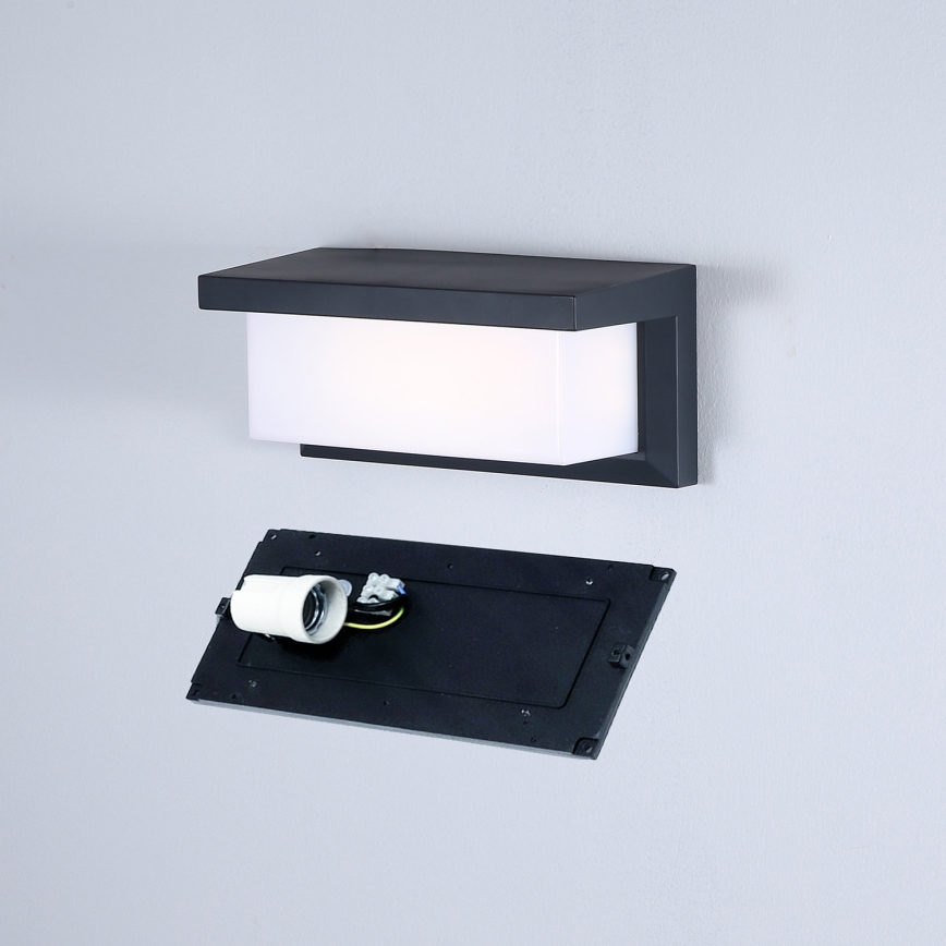 Brilagi - LED RGBW dimbar utomhusväggarmatur BRICKY 1xE27/9W/230V 2700-6500K antracit IP54