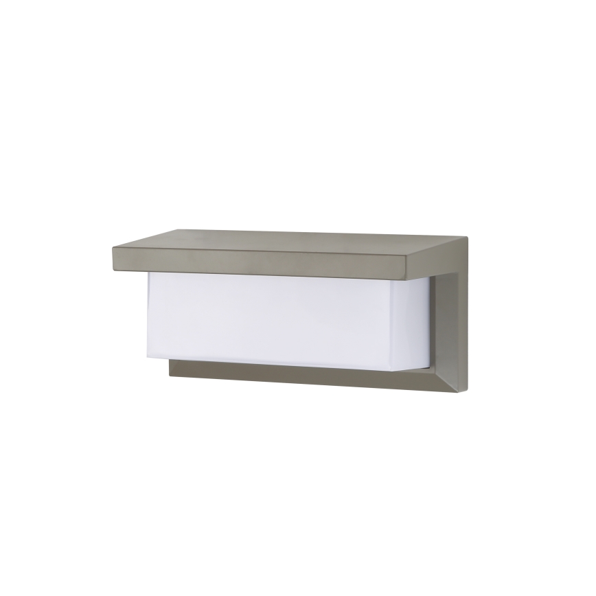 Brilagi - LED RGBW Dimbart utomhusvägglampa BRICKY 1xE27/9W/230V 2700-6500K IP54 grå