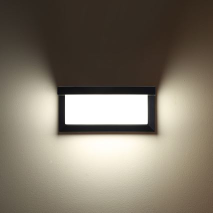 Brilagi - LED RGBW Dimbar utomhusvägglampa BRICKY 1xE27/9W/230V 2700-6500K IP54 svart