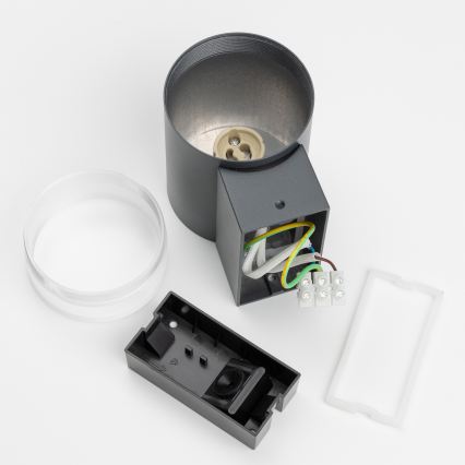 Brilagi - LED RGBW dimbart utomhusväggarmatur MATERA 1xGU10/4,8W/230V 3000K IP54 antracit + fjärrkontroll