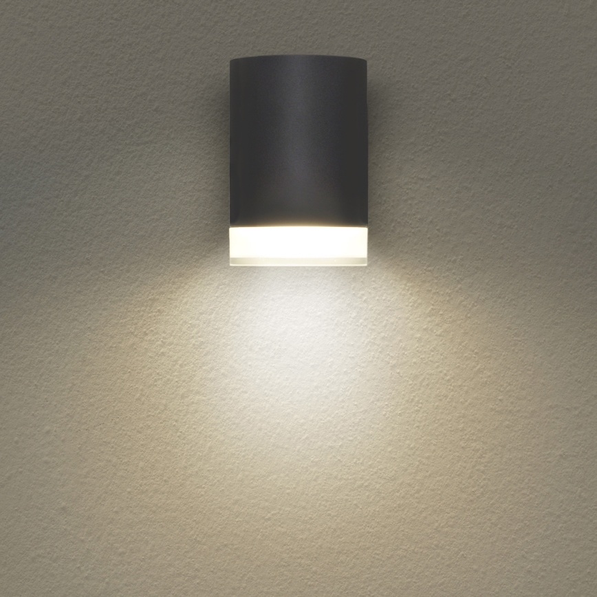 Brilagi - LED RGBW dimbart utomhusväggarmatur MATERA 1xGU10/4,8W/230V 3000K IP54 antracit + fjärrkontroll
