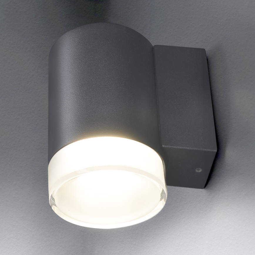 Brilagi - LED RGBW dimbart utomhusväggarmatur MATERA 1xGU10/4,8W/230V 3000K IP54 antracit + fjärrkontroll